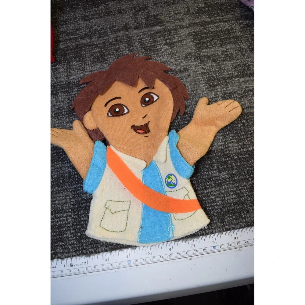 Vintage Nickelodeon Dora Go Diego Go! Bathing Mitt Bath Sponge Puppet Toy Parent
